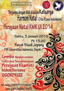 natal kmk ui 2014